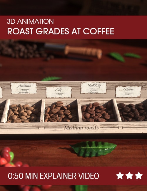 coffee roast grades 3d animation explanation-avenue.shop